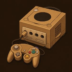 Nintendo GameCube Konsole mit Controller